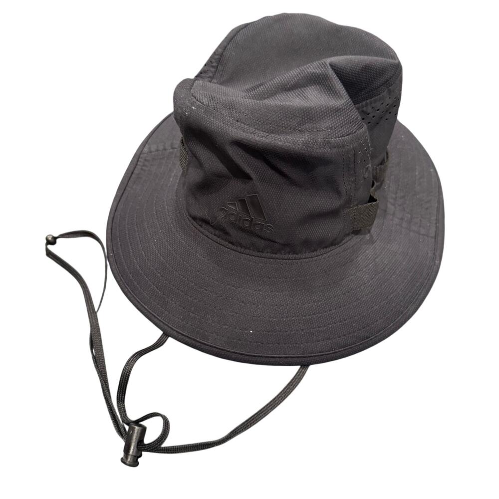 Adidas Aeroready Boonie Bucket Hat Black Adjustable Outdoor Hiking Sun Hat